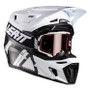 Leatt Moto 9.5 V26 Carbon White Helmet Kit