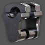 Rox Pivoting Bar Risers for 1" Handlebars