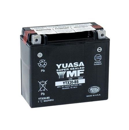 Batterie Moto YUASA YTX20L - 12V – 18Ah