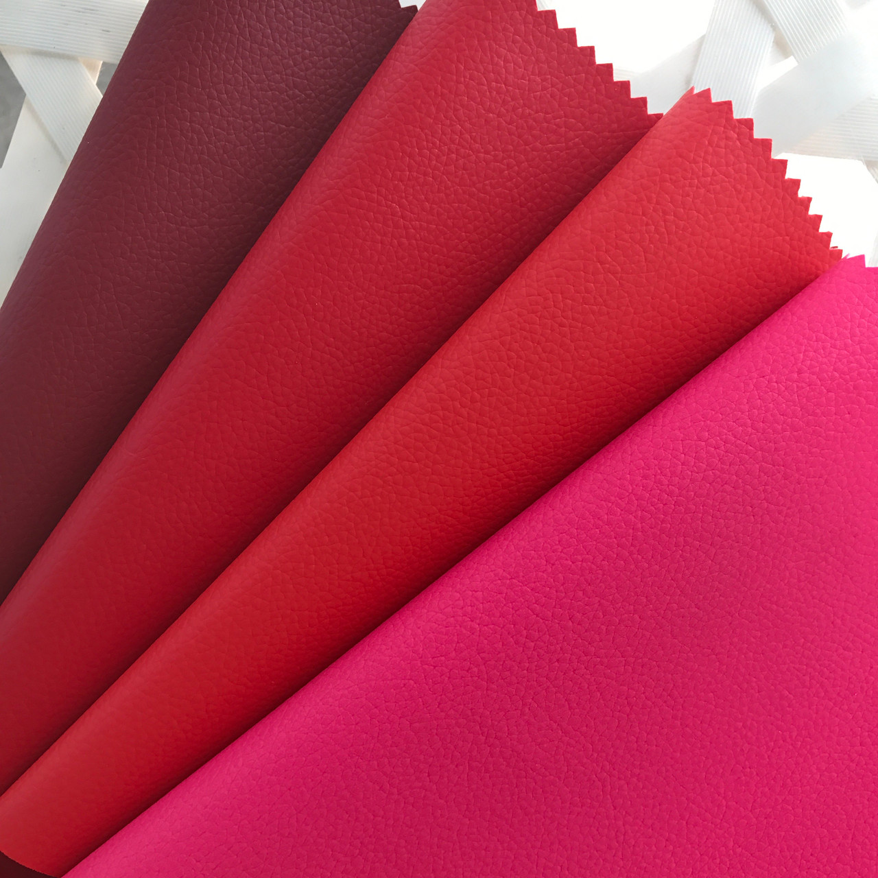 Pink Leather Fabric 