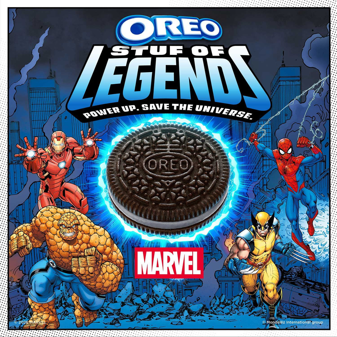 OREO MARVEL OREO Stuf of Legends & OREO Double Stuf Cookies Variety ...