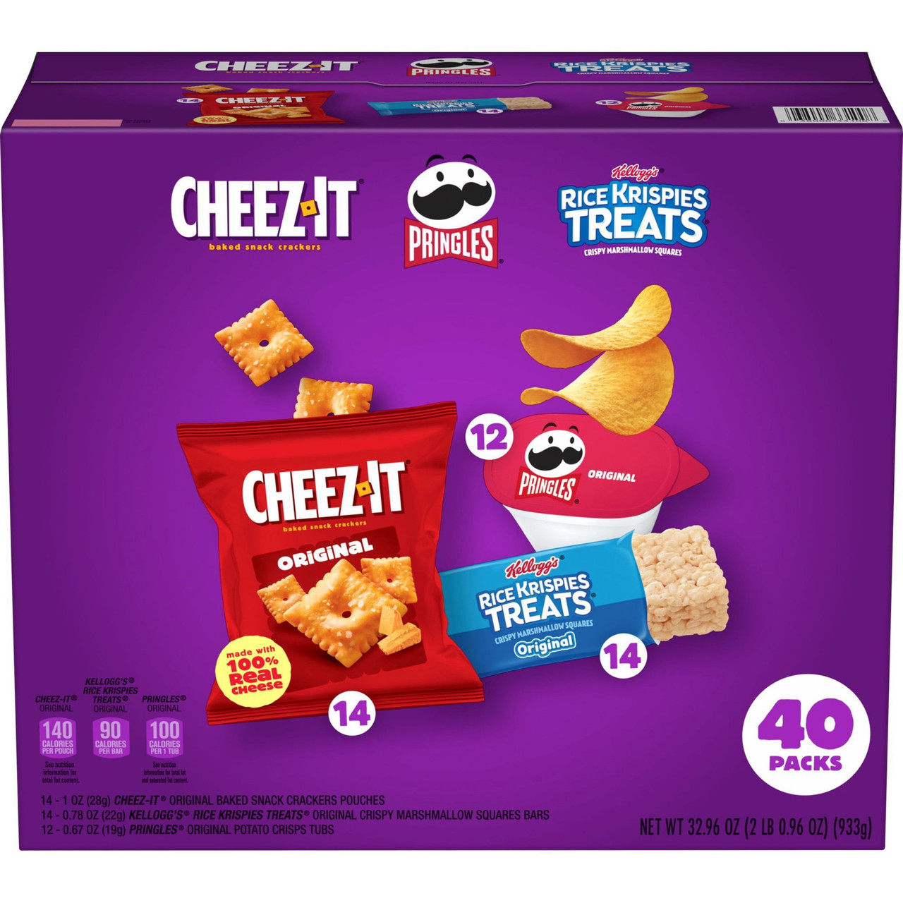 Kellogg's Classic Snack Mix Variety Pack, 40 CT