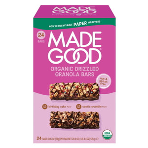 MadeGood Drizzled Bar, Variety Pack, 24 CT