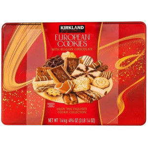Kirkland Signature European Cookies with Belgian Chocolate 49.4 oz Kirkland Signature European Cookies with Belgian Chocolate 49.4 oz