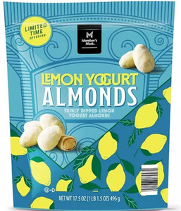 Member's Mark Lemon Yogurt Flavored Almonds NET WT 17.5 OZ