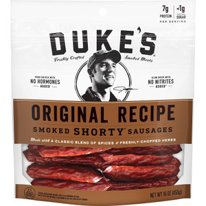 Duke's Original Recipe Smoked Shorty Sausages, Keto Friendly, 16 oz. Duke's Original Recipe Smoked Shorty Sausages, Keto Friendly, 16 oz.