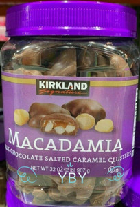 Kirkland Signature Macadamia Milk Chocolate Salted Caramel Clusters, 32 OZ Kirkland Signature Macadamia Milk Chocolate Salted Caramel Clusters, 32 OZ