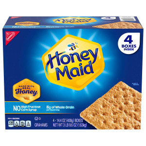 Nabisco Honey Maid Graham Crackers 4-14.4 oz Nabisco Honey Maid Graham Crackers 4-14.4 oz