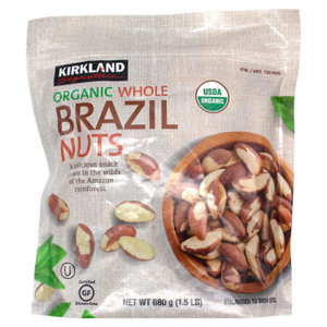 Kirkland Signature Organic Whole Brazil Nuts 24 oz Kirkland Signature Organic Whole Brazil Nuts 24 oz
