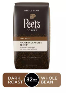 Peet's Coffee Major Dickason's Blend Deep Roast Whole Bean 32 oz Peet's Coffee Major Dickason's Blend Deep Roast Whole Bean 32 oz
