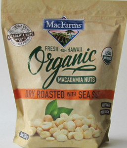 MacFarms Organic Macadamia Nuts Dry Roasted With Sea Salt 20 oz MacFarms Organic Macadamia Nuts Dry Roasted With Sea Salt 20 oz