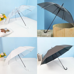 4 Umbrellas Clear Umbrella Clear White Black Matte White Matte Black 37in 4 Umbrellas Clear Umbrella Clear White Black Matte White Matte Black 37in