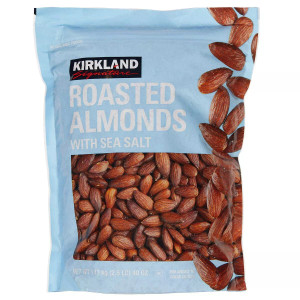 Kirkland Signature Roasted Almonds With Sea Salt, 2.5 lbs Kirkland Signature Roasted Almonds With Sea Salt, 2.5 lbs