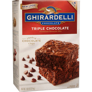 Ghirardelli Triple Chocolate Premium Brownie Mix 6 Pack, 7.5 lb Ghirardelli Triple Chocolate Premium Brownie Mix 6 Pack, 7.5 lb