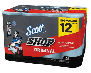 SCOTT Professional Multi Purpose Shop Paper Towels 55 Sheets Roll 12 Rolls SCOTT Professional Multi Purpose Shop Paper Towels 55 Sheets Roll 12 Rolls