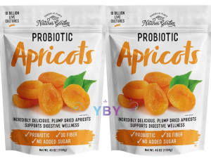 2 Packs Nature's Garden Probiotic Apricots Plump Dried Fruit 40 oz Each Pack 2 Packs Nature's Garden Probiotic Apricots Plump Dried Fruit 40 oz Each Pack