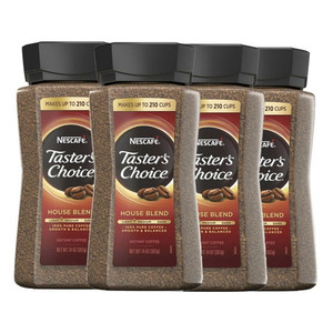 16 Jars Nescafe Taster's Choice Instant Coffee House Blend 14 OZ Each Jar 16 Jars Nescafe Taster's Choice Instant Coffee House Blend 14 OZ Each Jar