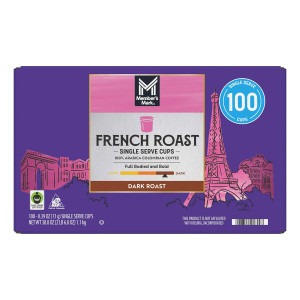 Member's Mark French Roast Coffee, Single-Serve Cups (100 CT, 38.8 OZ) Member's Mark French Roast Coffee, Single-Serve Cups (100 CT, 38.8 OZ)