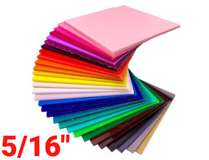 Acrylic Sheet Plexiglass, 5/16" (8mm) Thick