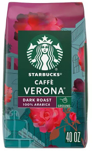 Starbucks Caffe Verona Ground Coffee Dark Roast 40 oz Starbucks Caffe Verona Ground Coffee Dark Roast 40 oz