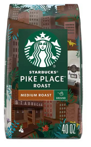 Starbucks Pike Place Medium Roast Ground Coffee 40 oz Starbucks Pike Place Medium Roast Ground Coffee 40 oz
