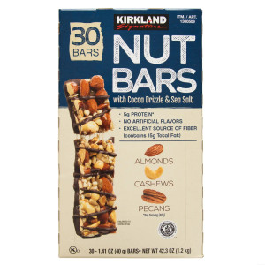 2-Pack, Kirkland Signature Nut Bars, 30 CT 42.3 OZ Each Pack