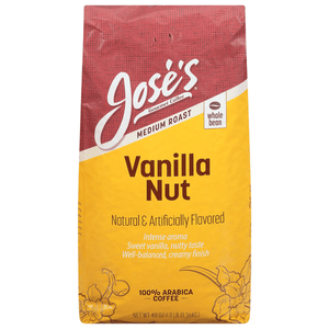Jose’s Vanilla Nut Whole Bean Coffee 3 lb
