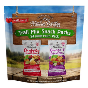 Nature's Garden Trail Mix Snack Packs, 1.2 OZ, 24 Packs