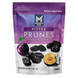 Member's Mark Dried Pitted Prunes, 40 OZ