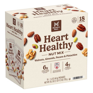 Member's Mark Heart Healthy Nut Mix Multipack, 1.4 OZ, 18 Packs