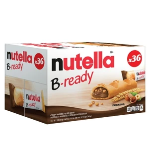 Nutella B-Ready Crispy Wafers, 0.7 OZ, 36 CT