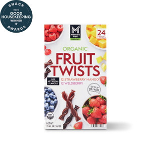 Member's Mark Organic Fruit Twist, Variety Pack, 0.63 OZ, 24 Packs