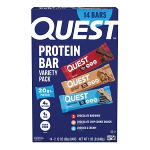 Quest Protein Bar Variety Pack, Gluten Free, 14 CT