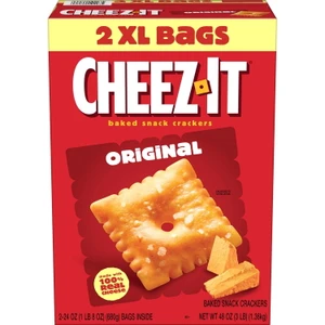 Cheez-It Original Baked Snack Crackers, 24 OZ, 2 Bags