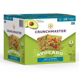 Crunchmaster Avocado Toast with Salt & Pepper Crackers, 16 OZ