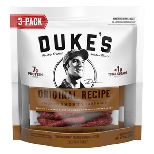 Duke's Original Recipe Smoked Shorty Sausages, 5 OZ, 3 Packs