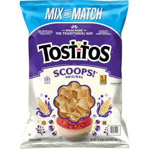 Tostitos Scoops! Original Tortilla Chips, 16.125 OZ