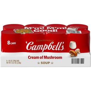 Campbell's Cream of Mushroom Soup 10.5 OZ, 8 Packs