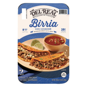 Del Real Foods Seasoned Broth with Beef Birria 28 OZ