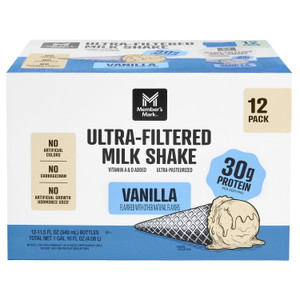 Member's Mark Ultra-Filtered Milk Shake, Vanilla, 11.5 fl. OZ, 12 Packs