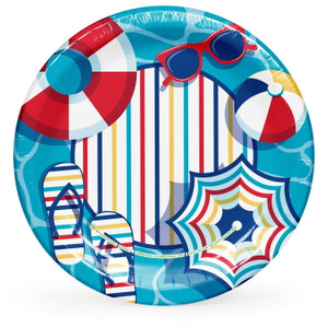 Member's Mark Summer Paper Plates, 10", 85 CT