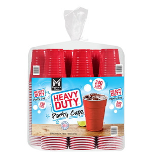 Member's Mark Heavy-Duty Red Cups 18 fl. OZ, 240 CT