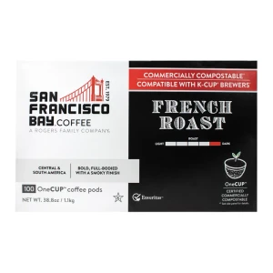 San Francisco Bay French Roast Coffee, Dark Roast, OneCup Single Serve, 100 ct