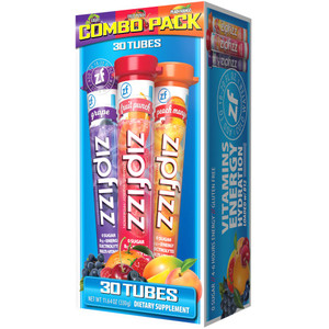 Zipfizz Vitamin Energy Hydration Drink Mix, Variety Pack, 30 ct