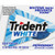 Trident White Sugar Free Gum, Peppermint, 16 Pieces, 12 ct