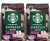 2 Packs Starbucks Espresso Dark Roast Whole Bean Coffee 32 oz Each