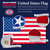 Valley Forge 3x5ft. Nylon US Flag Kit with 6ft. 1.25in. Aluminum Pole and Aluminum Bracket