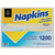 Member's Mark Everyday 1-Ply White Napkins 4 Packs, 300 napkins/pk.
