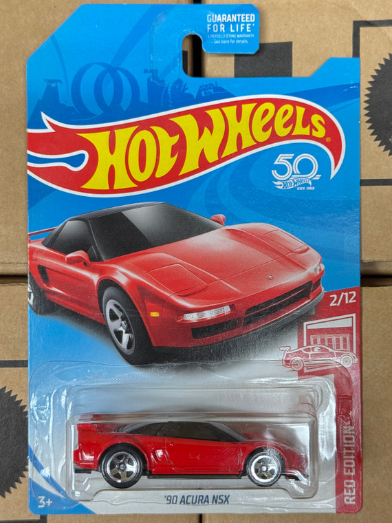2017 Hot Wheels '90 Acura NSX Red Edition