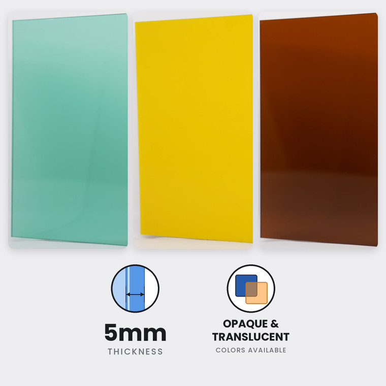Acrylic Sheet Plexiglass, 3/16" (5mm) Thick